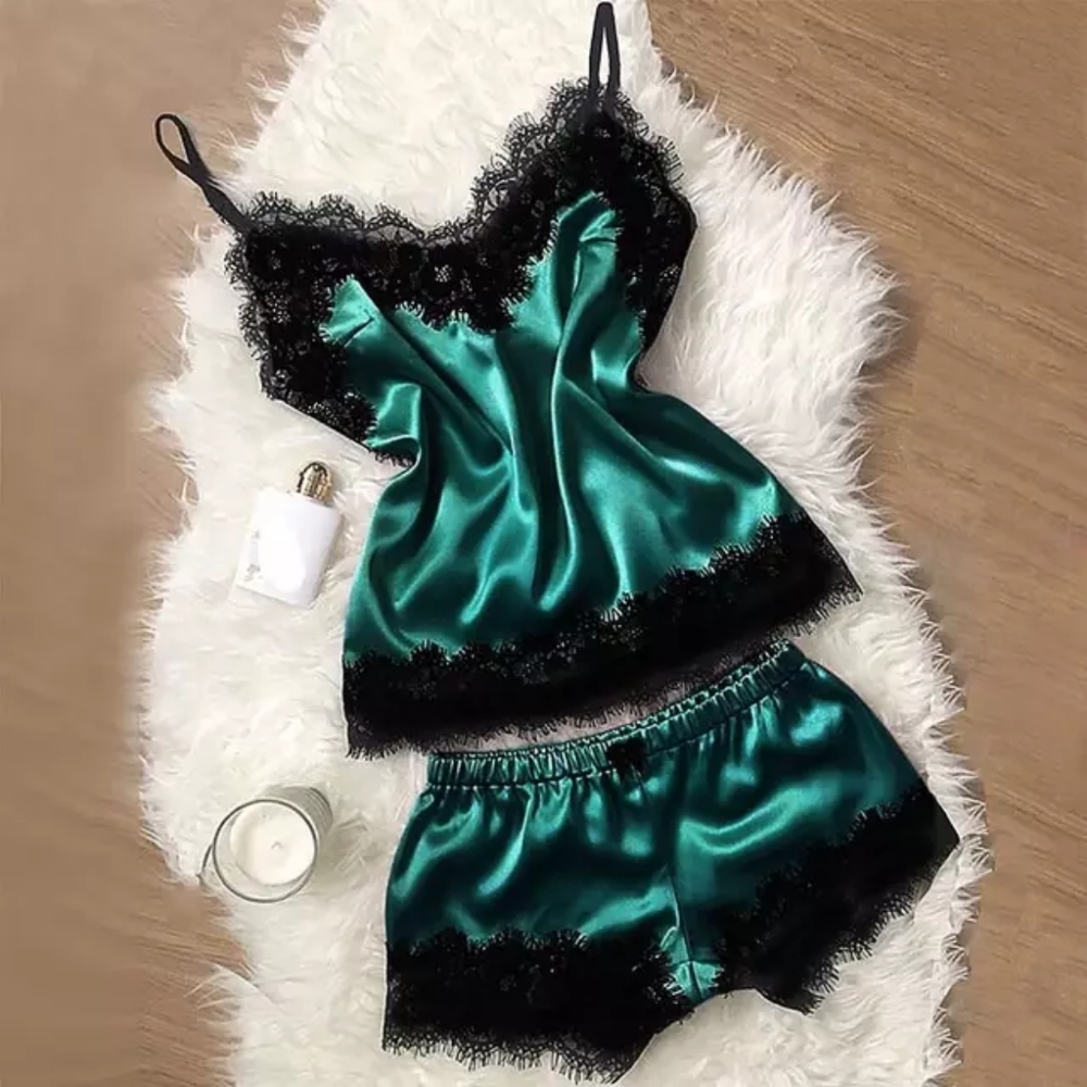 2pc satin lingerie